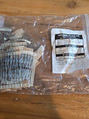 Motorola Vintage 271-312A Carbon-Film Resistor Assortment Kit - 500pcs